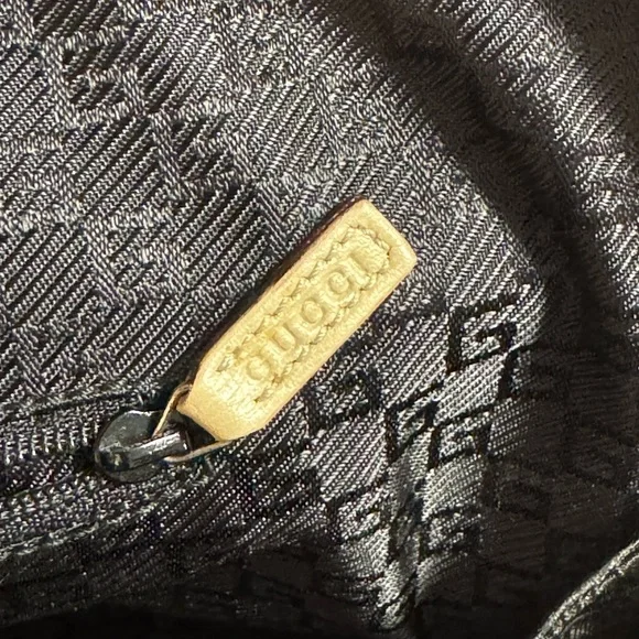 Gucci Vintage Leather Tote Bag Beige - Picture 10 of 12